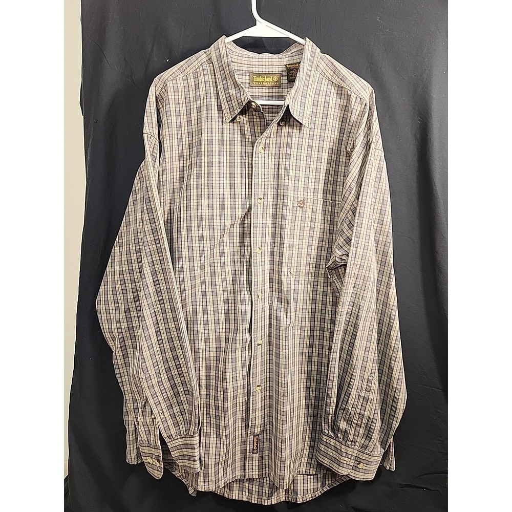 Timberland Weather‎ Gear Button Down Shirt Adult X-l  Mens*